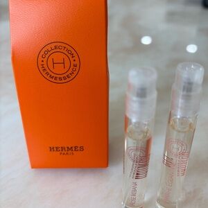 Hermes parfums Rose Ikebana& Myrrhe Eglantine sample